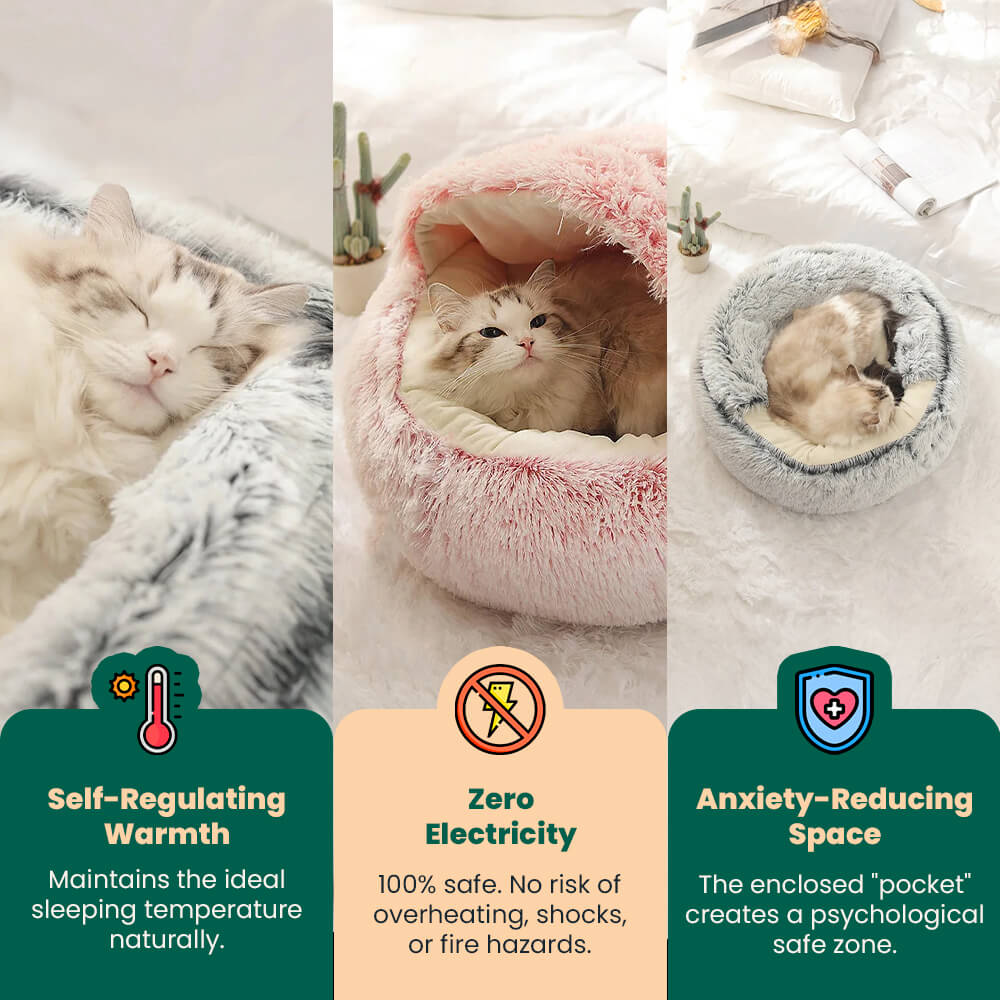 The Gezellig Cave™: Your Cat's Winter Blues Rescue